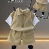 男童夏装短袖套装25新款洋气小孩儿童服装宝宝夏季网红衣服潮童